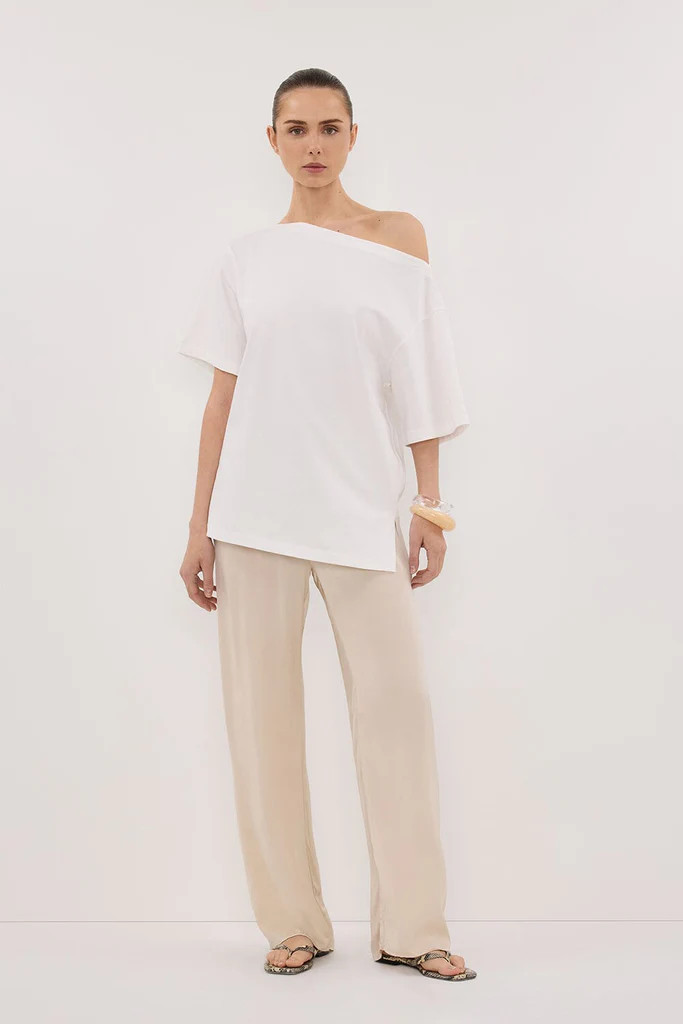 PERCY SANDSTONE SILK PANT | DISSH