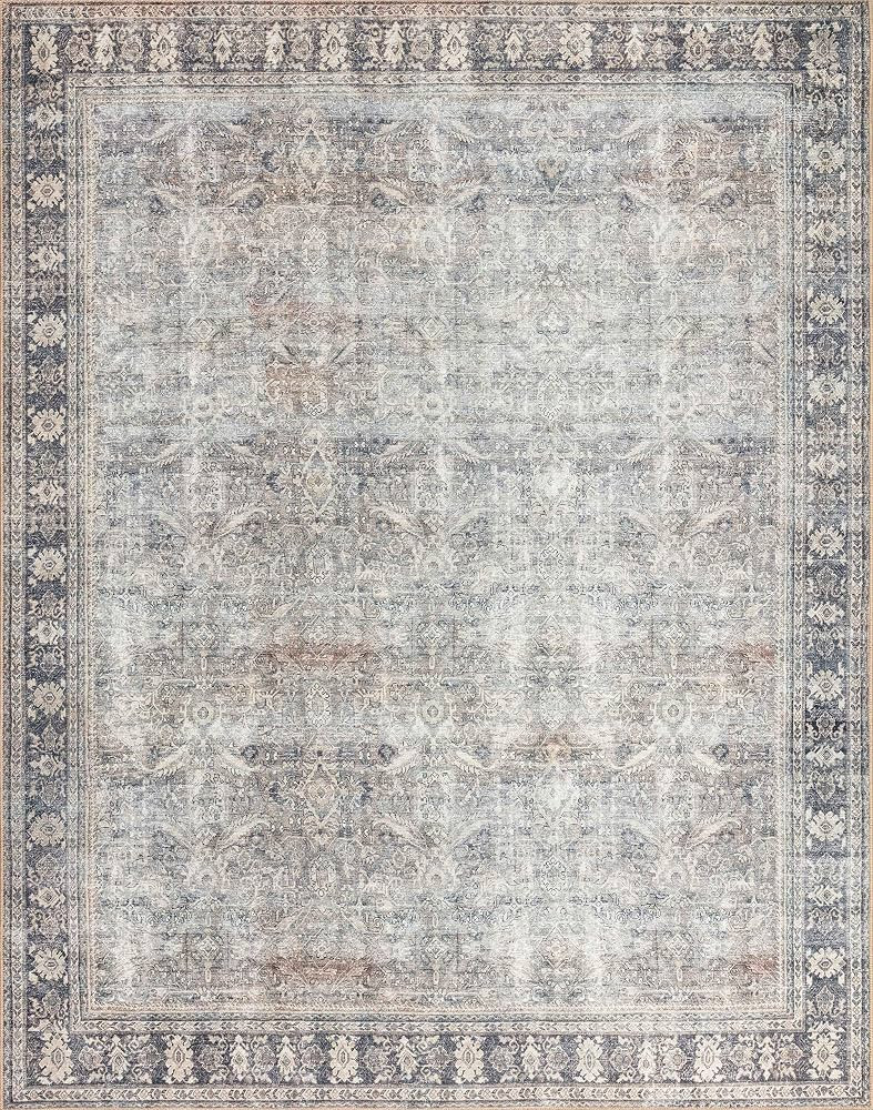 Loloi II Wynter WYN-07 Grey/Charcoal Oriental Area Rug 7'-6" x 9'-6" | Amazon (CA)