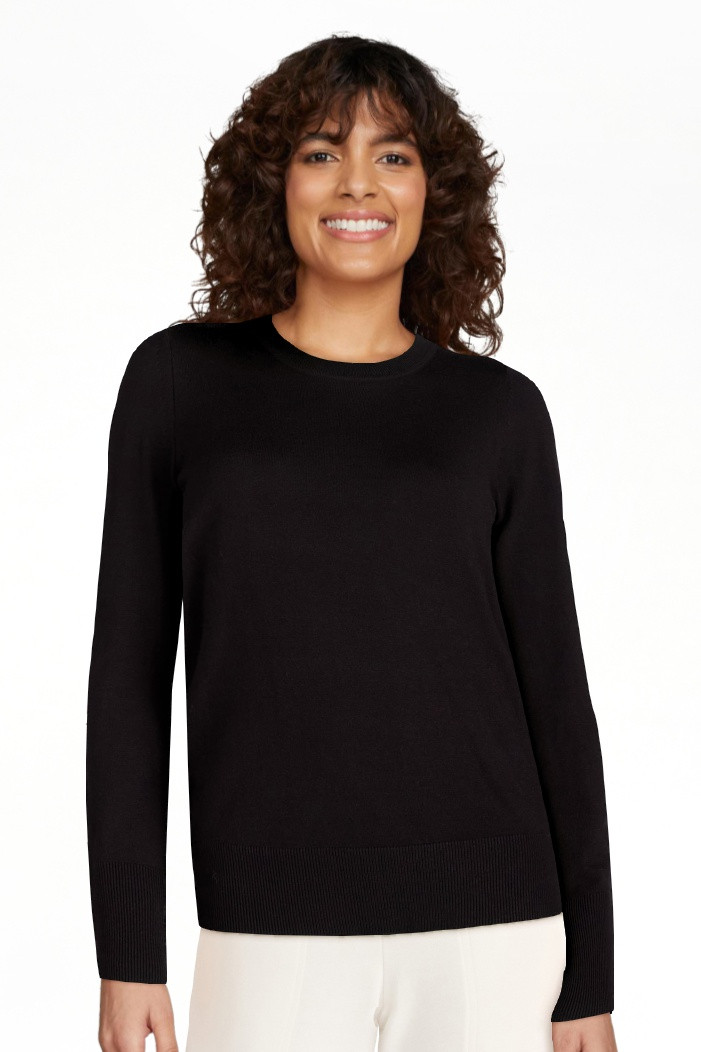 Free Assembly Women’s and Women's Plus Cozy Yarn Crewneck Sweater with Long Sleeves, Lightweigh... | Walmart (US)