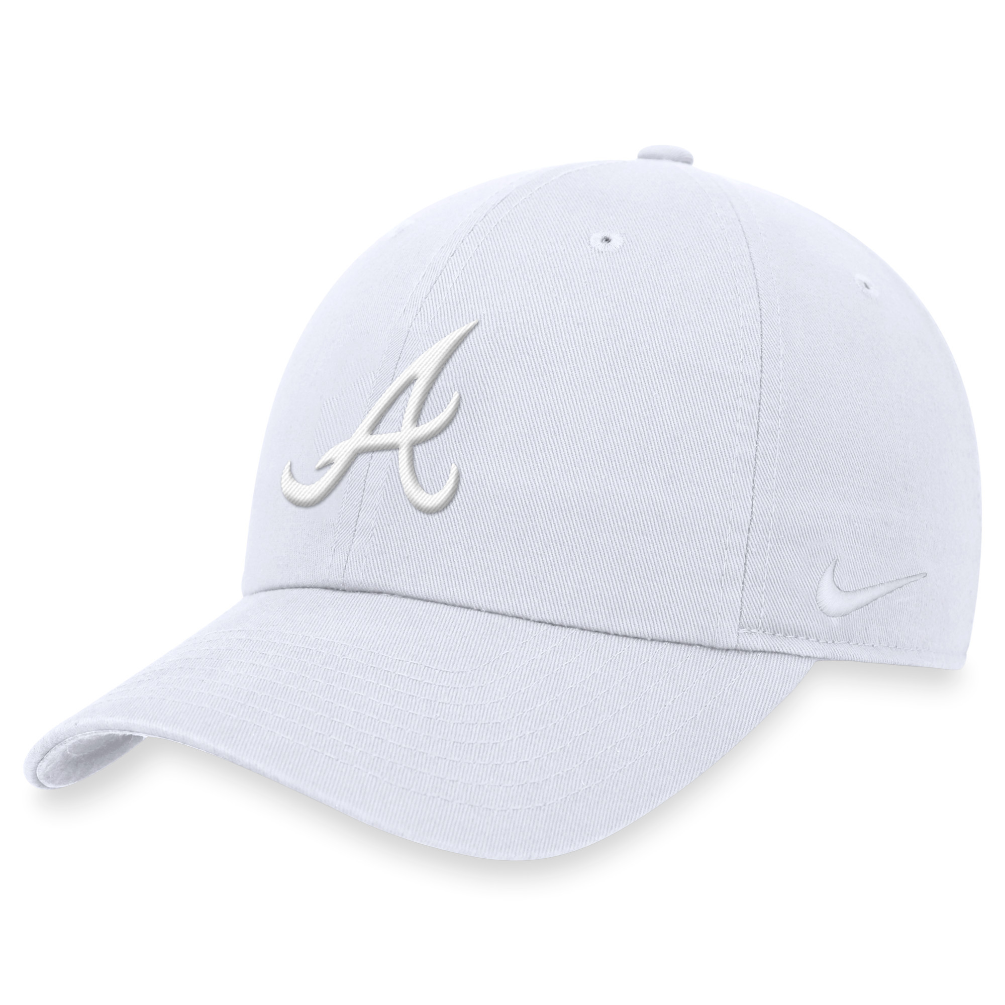 Men's Nike White Atlanta Braves Club Adjustable Hat | Fanatics