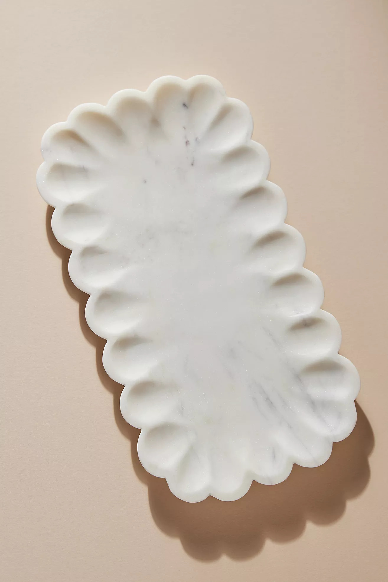 Marble Scalloped Tray | Anthropologie (US)