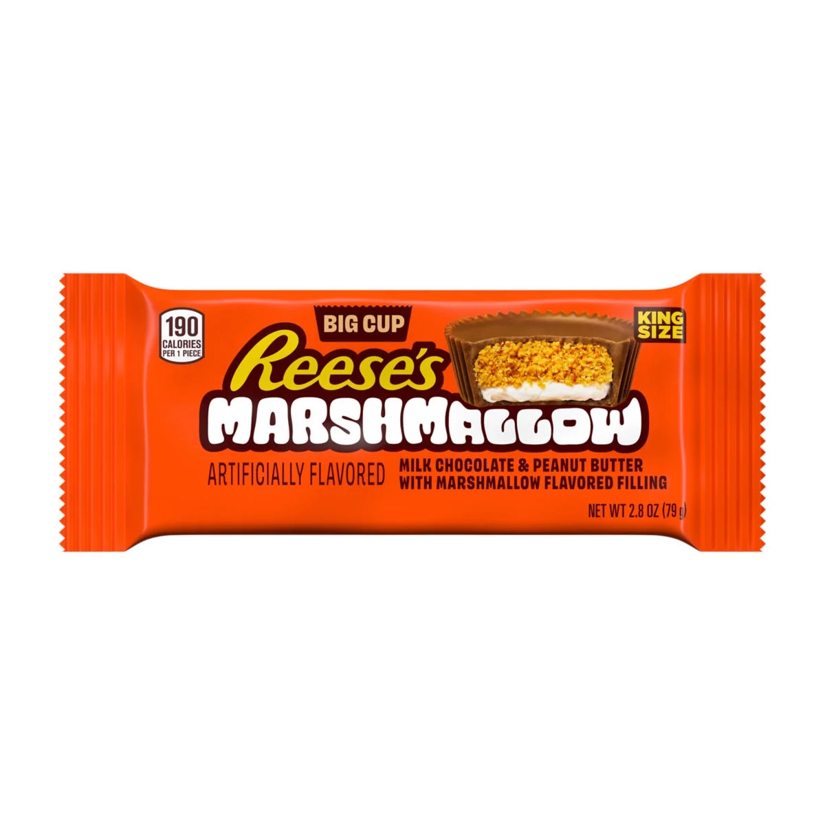 Reese's Marshmallow Milk Chocolate Snack Size Peanut Butter Cups Candy Bag, 9.35 oz | Walmart (US)