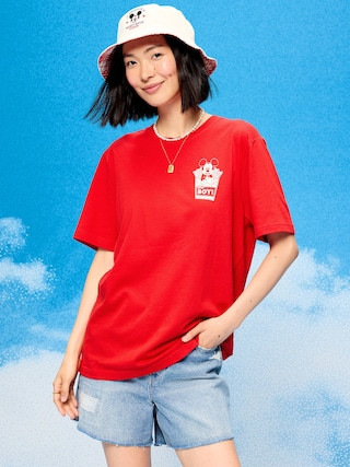 Old Navy x Disney Mickey Mouse Logo-Graphic T-Shirt for Adults | Old Navy (US)