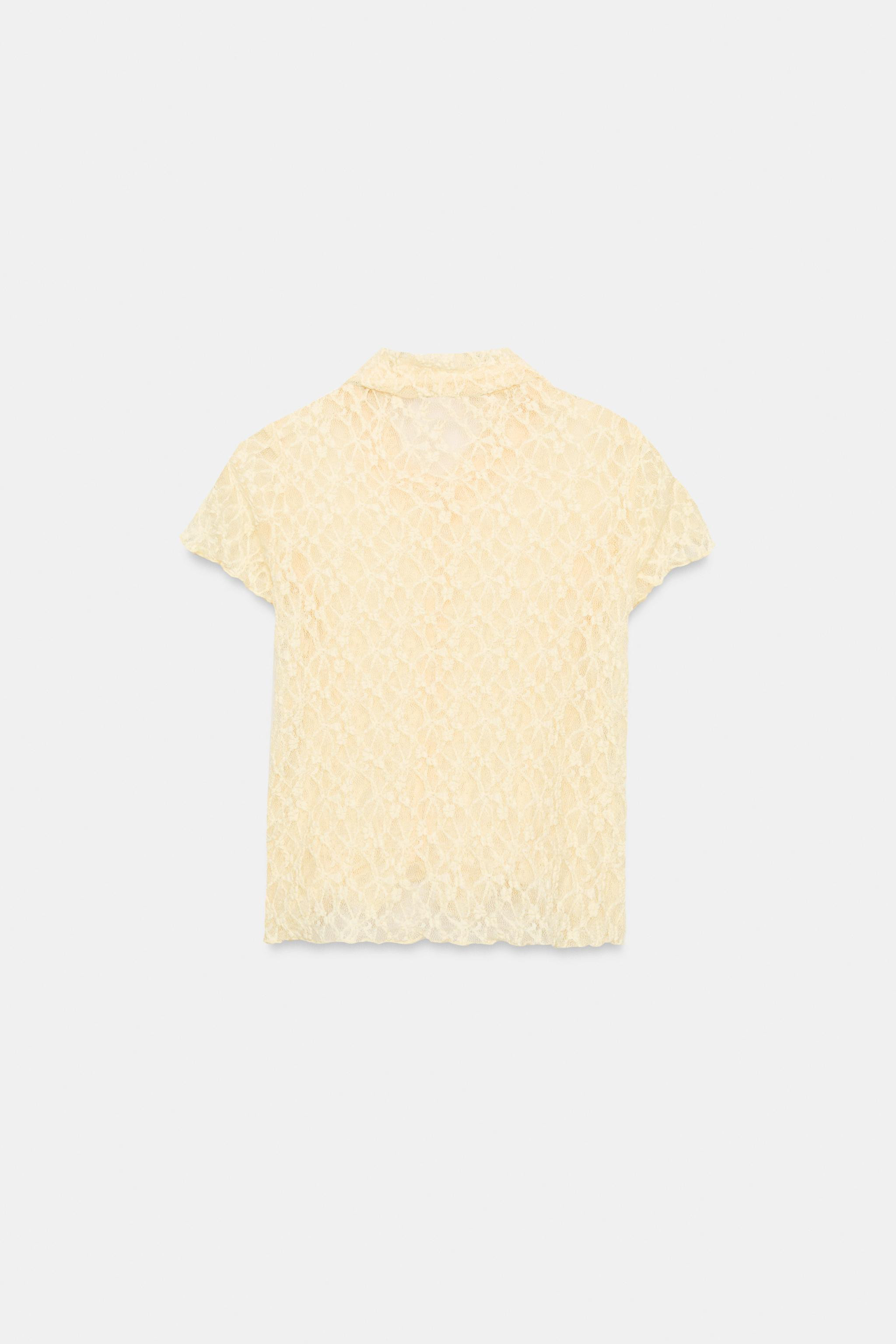 DescriptionD\u00e9tailsDimensionsBody confectionn\u00e9 en m\u00e9lange de polyamide. D\u00e9coll... | Zara FR