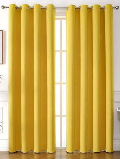 Plain Simple Single Panel Blackout Curtain | SHEIN