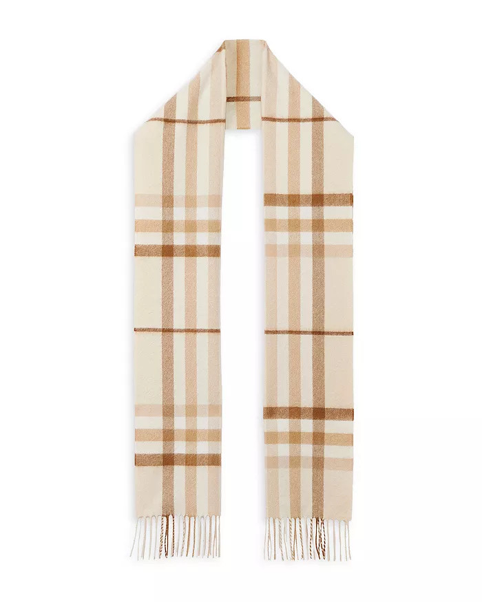 Check Cashmere Scarf | Bloomingdale's (US)