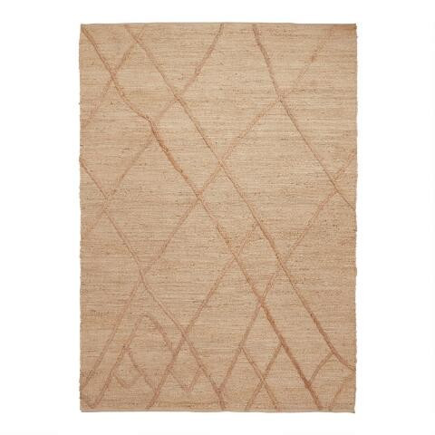 Natural Jute Moroccan Style Kas Area Rug | World Market