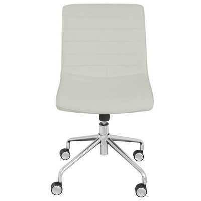 Adelaide Task Chair French Ivory - Adore Decor: Sturdy, Swivel, Adjustable Height, Metal Legs | Target