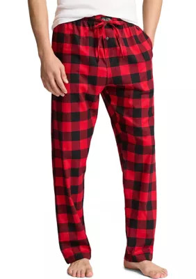 Polo Ralph Lauren Men's Buffalo Check Flannel Pajama Pants | Belk