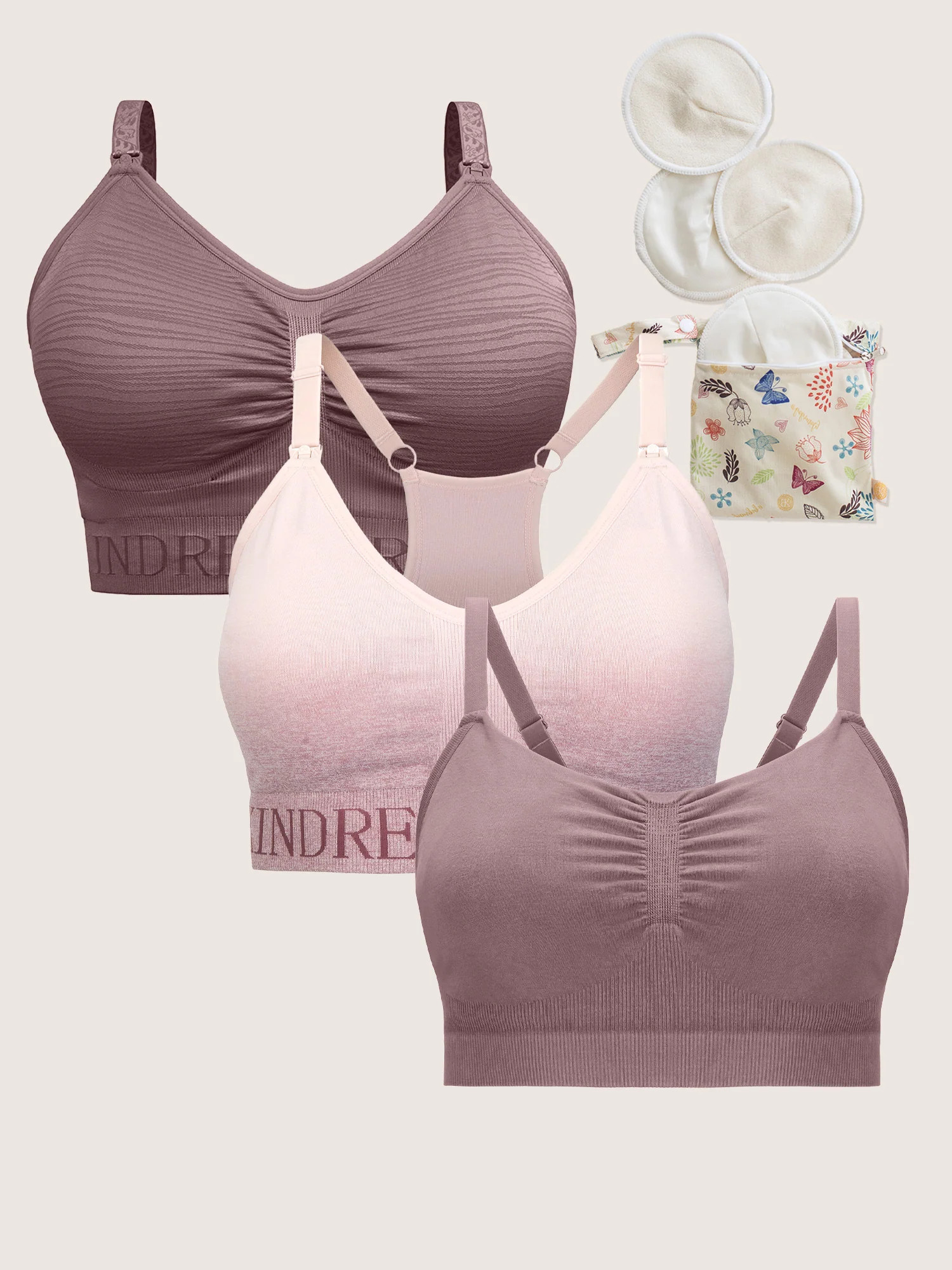 Mix-and-Match Nursing & Pumping Bra Bundle | Kindred Bravely