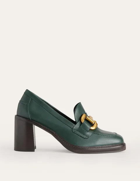 Iris Snaffle Heeled Loafers | Boden (US)