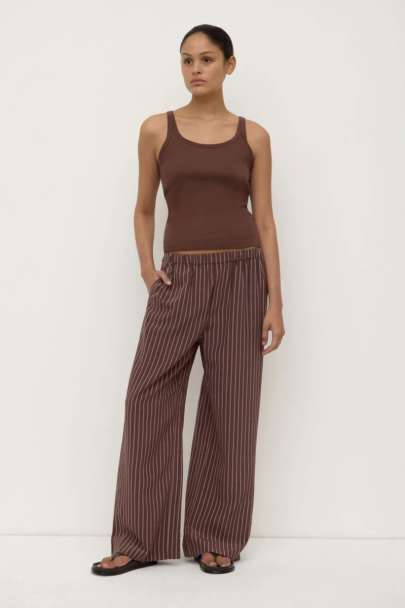 Zayla Silk Stripe Pant | Assembly Label (AU)
