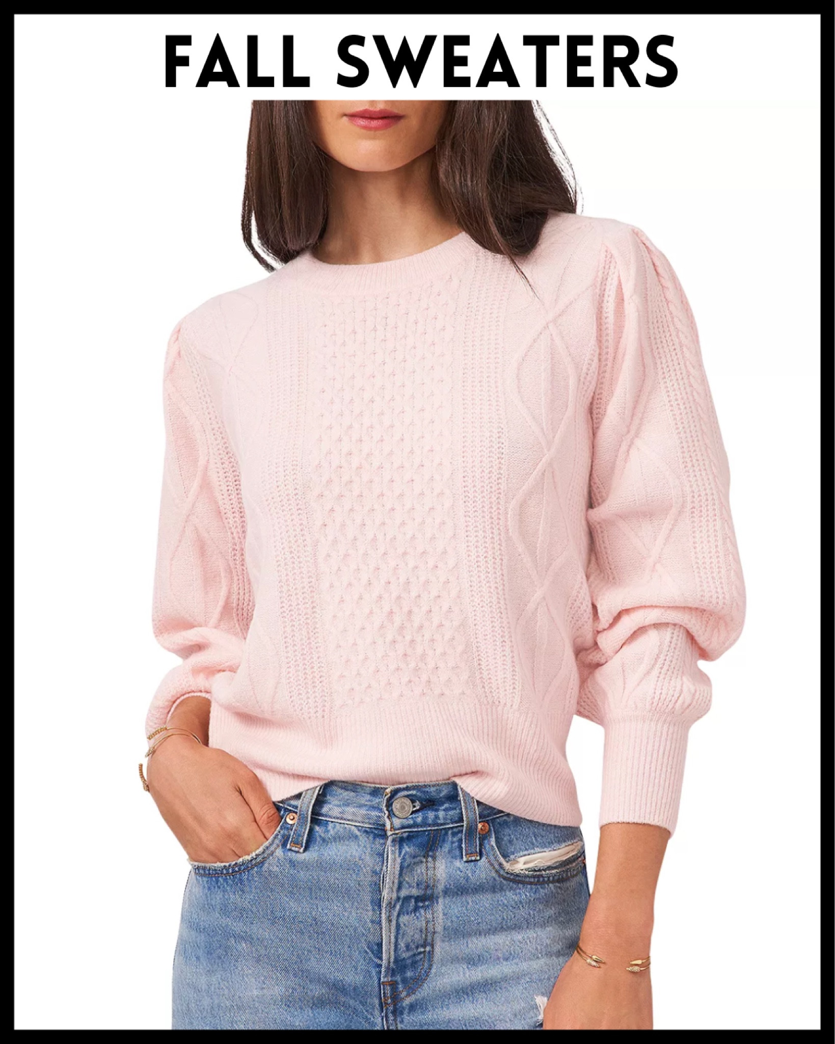 Fall sweaters. Light pink sweater.

#LTKSeasonal #LTKU #LTKstyletip