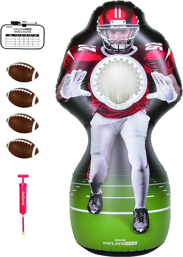 GoSports Inflataman Football Challenge - Inflatable Receiver Touchdown Toss Game | Amazon (US)