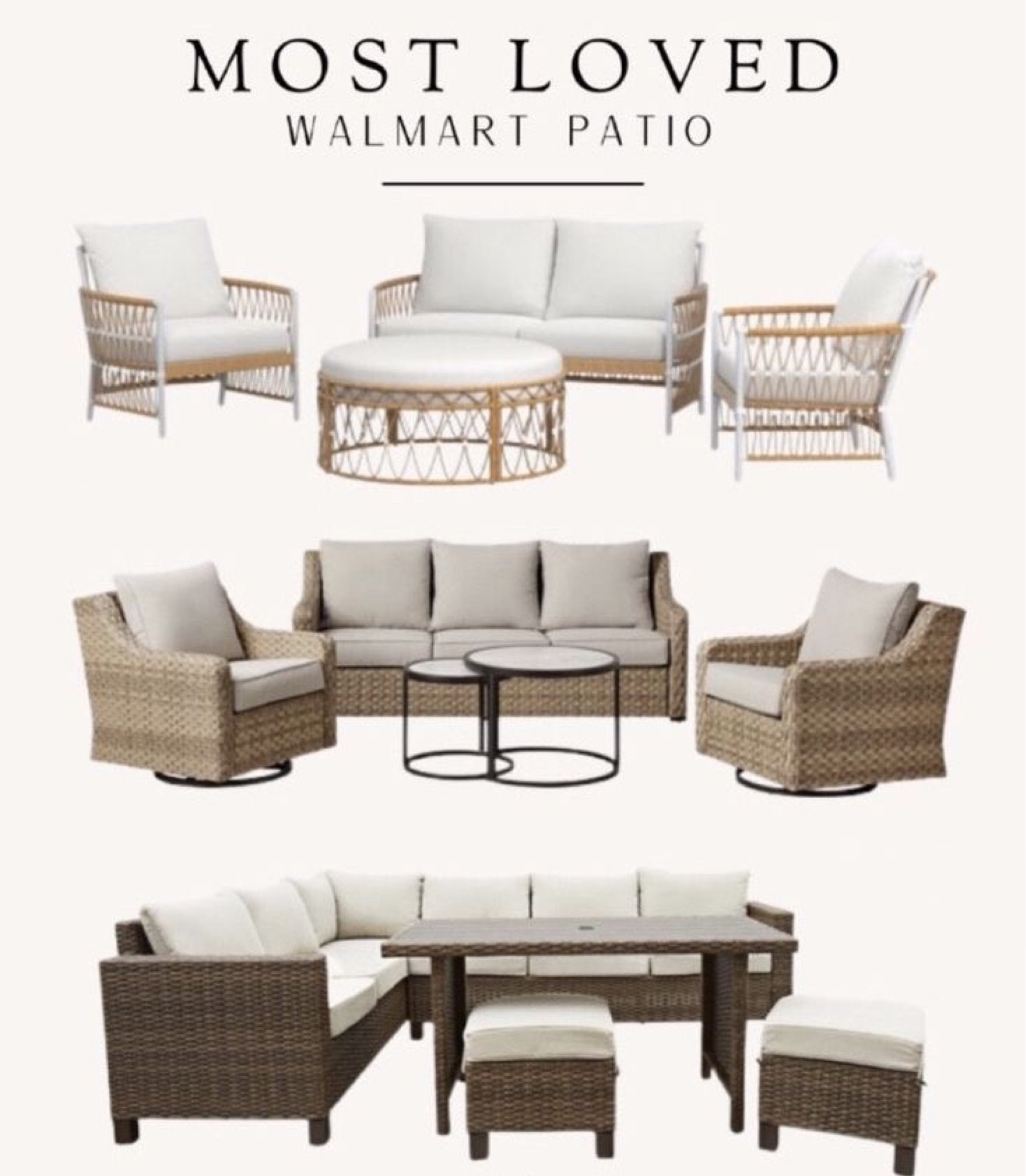 Walmart is killing it with their patio furniture this year 
#patiofurnitire 


#LTKhome #LTKSeasonal #LTKFind