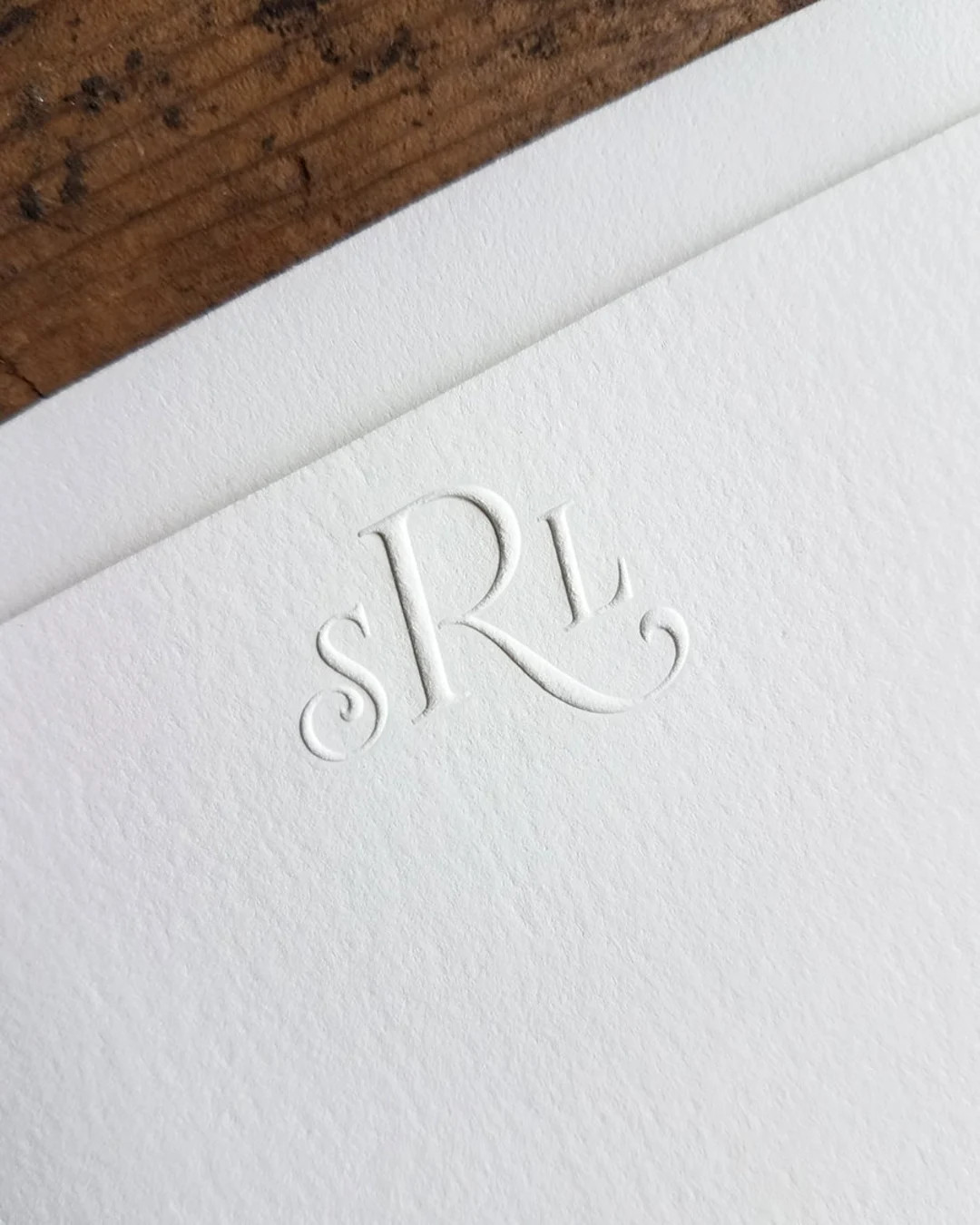 Embossed Stationery | Personalized Monogram Notecards | Etsy (US)