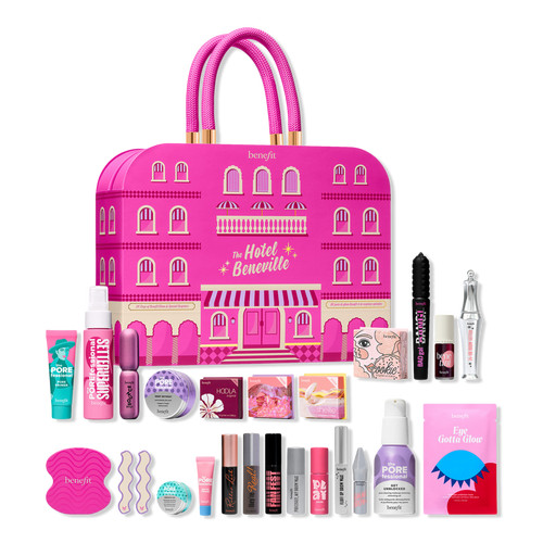 Benefit Cosmetics The Hotel Beneville 24-Day Beauty Advent Calendar Holiday Gift Set | Ulta