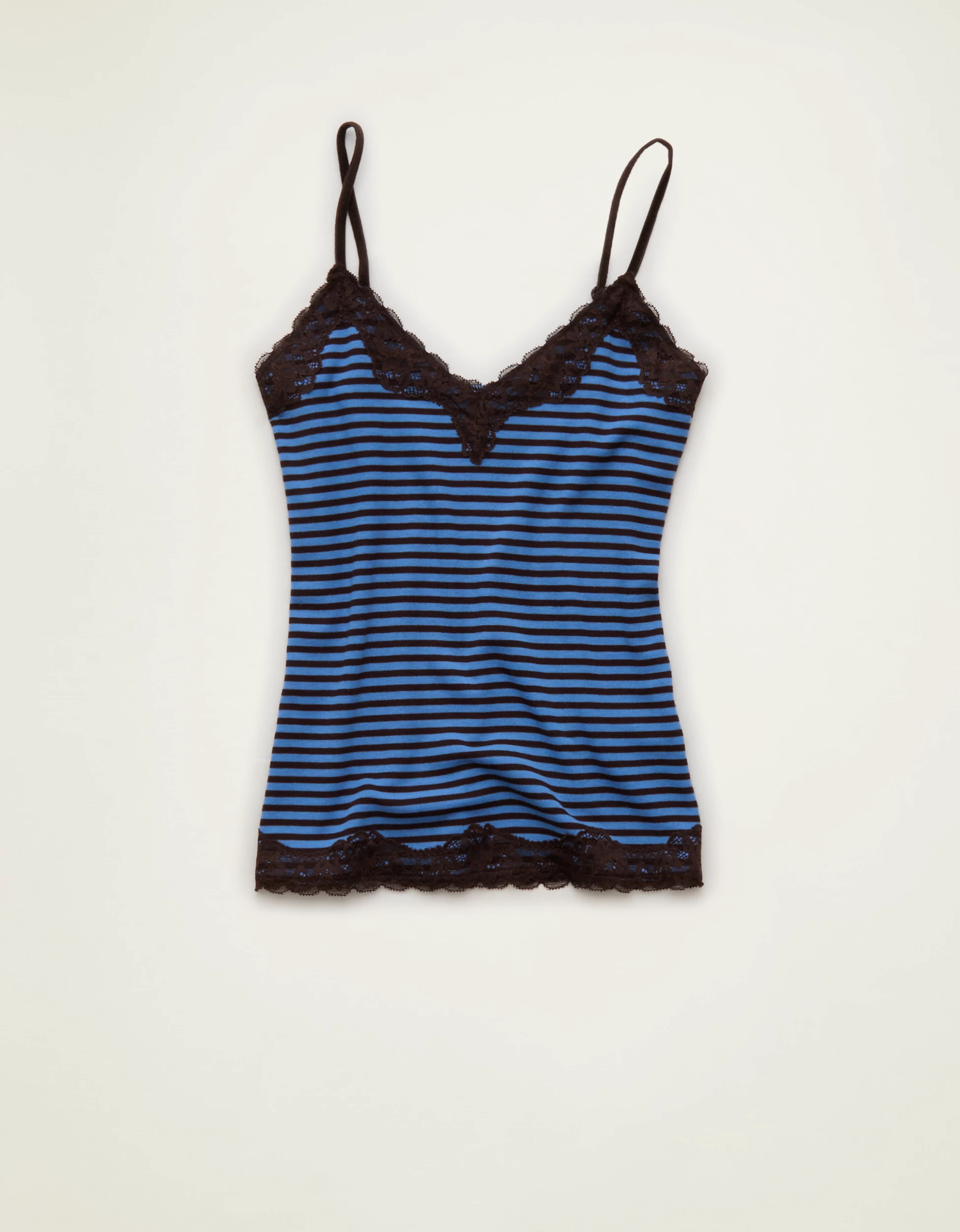 AE Lace Trim Cozy Cami | American Eagle Outfitters (US & CA)