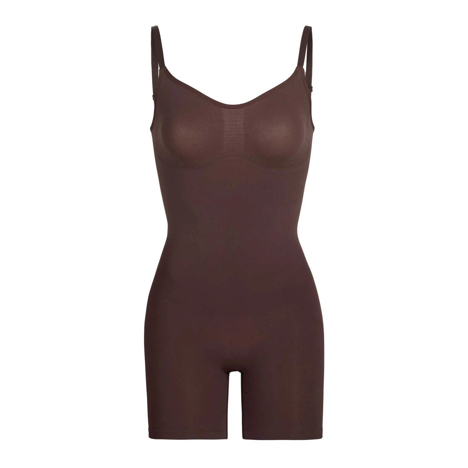 SCULPTING BODYSUIT MID THIGH W. OPEN GUSSET | SKIMS (US)