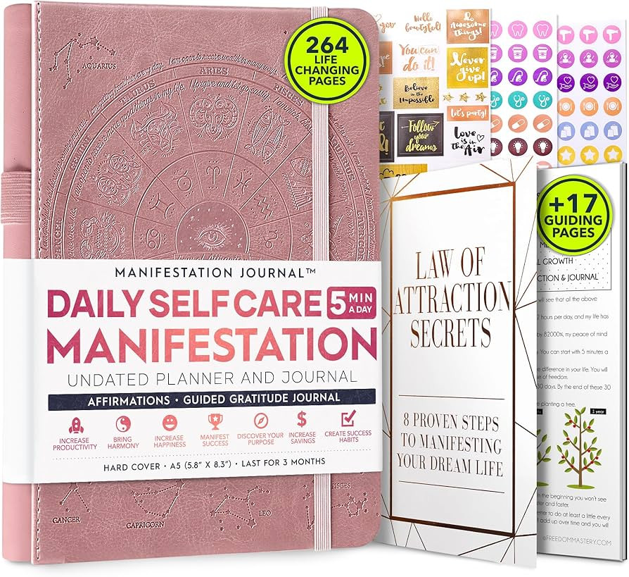 Law of Attraction Life & Goal Planner - A 90 Day Journey Creating Your Dream Life - Personal Grat... | Amazon (US)