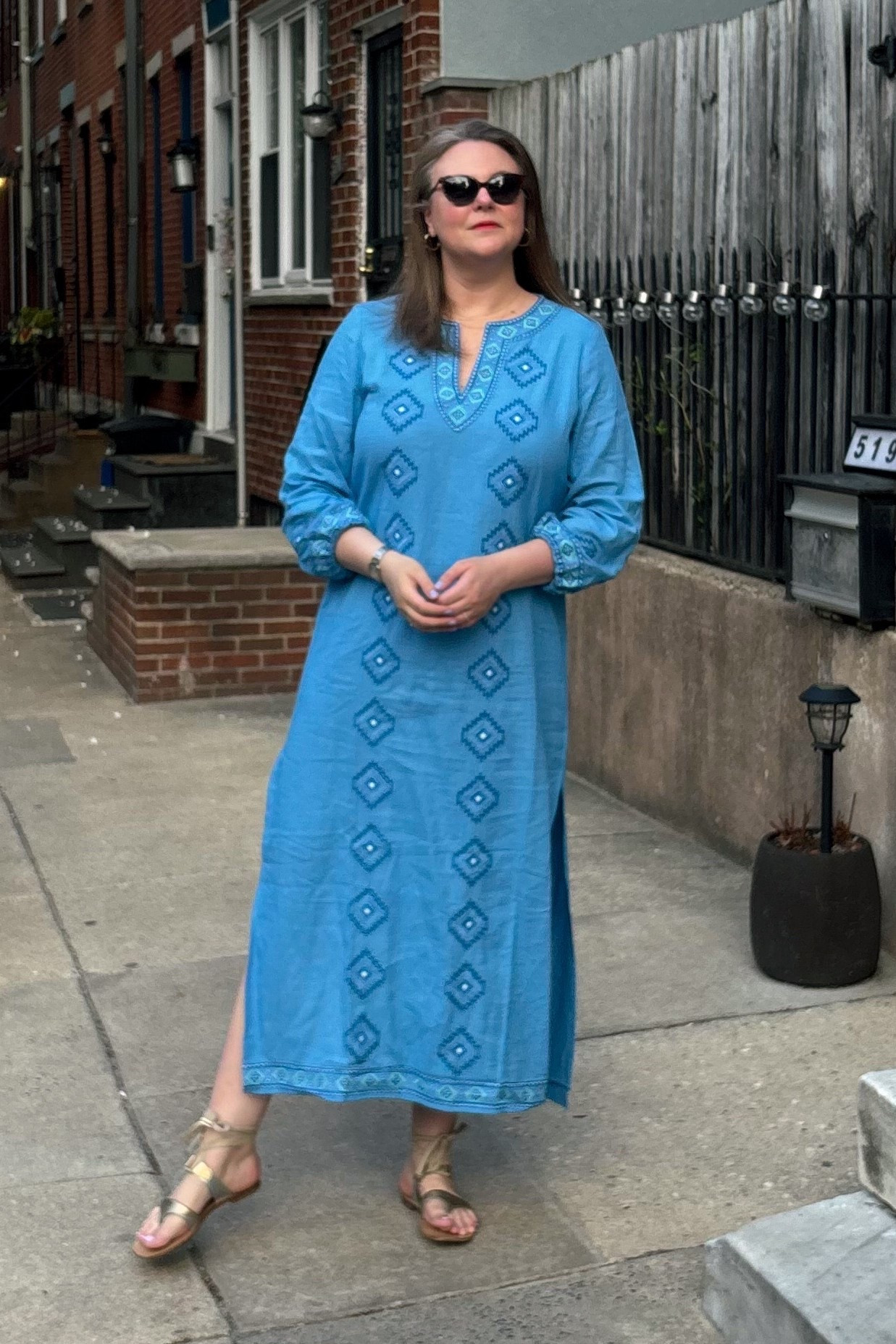 It’s is going to be a caftan spring. 🩵💙☀️🕶️

#LTKMidsize #LTKSeasonal #LTKmomlife