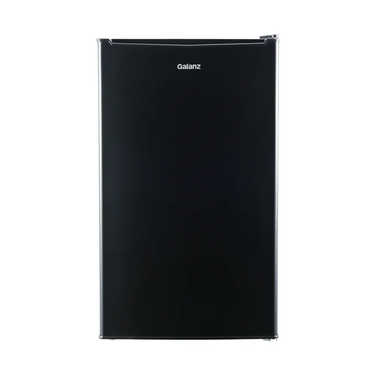 Galanz 3.3 Cu ft One Door Mini Fridge, Black Estar | Walmart (US)