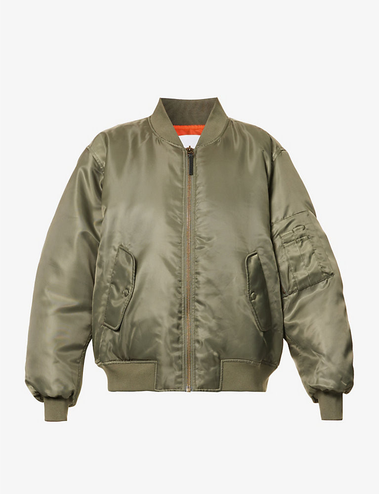 Leon ribbed-trim shell jacket | Selfridges