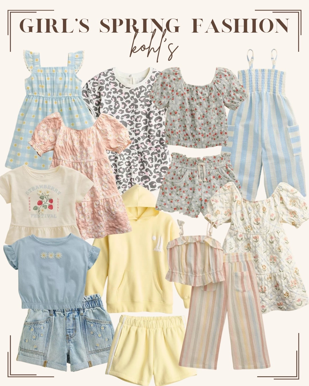 The prettiest neutral spring fashion finds from kohls for girls

#LTKKids