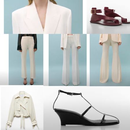 Victoria Beckham x Mango faves to suiting and gorgeous pants to sandals to trench coats. Love the cropped trousers I’ve been searching for some for a while!
Love! 