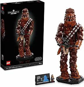 LEGO Star Wars Chewbacca 75371 Buildable Star Wars Collectible for Adults, This Build and Display... | Amazon (US)