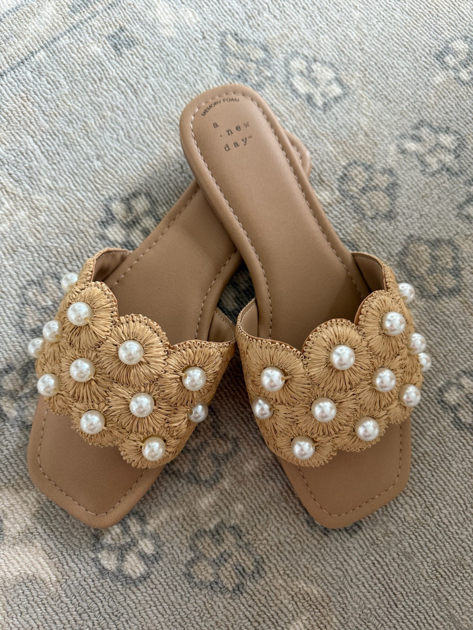Target keeps bring it with their spring and summer shoes! These neutral pearl sandals are so pretty and would go with a number of outfits. They run TTS. Spring shoes // summer shoes // neutral sandals // comfortable sandals // target sandals // target shoes // vacation sandals // pearl sandals 

#LTKSeasonal #LTKShoeCrush #LTKFindsUnder50