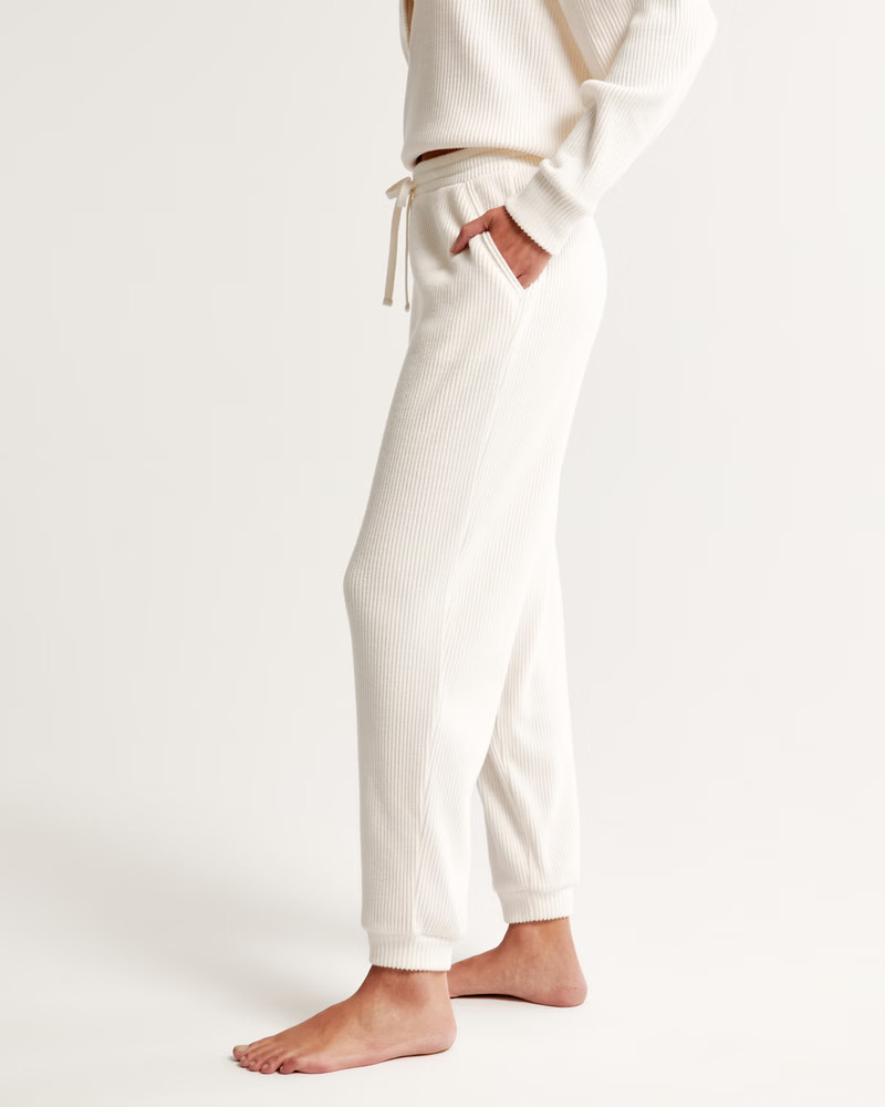 Lounge Cozy Rib Sweatpant | Abercrombie & Fitch (US)