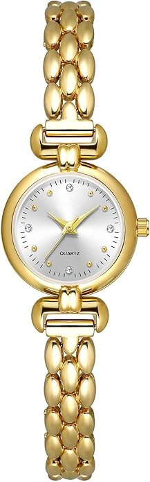ADSBIAOYE Petite Womens Round Simple Wrist Watch Fashion Dress Diamond Female Watches for Ladies ... | Amazon (US)