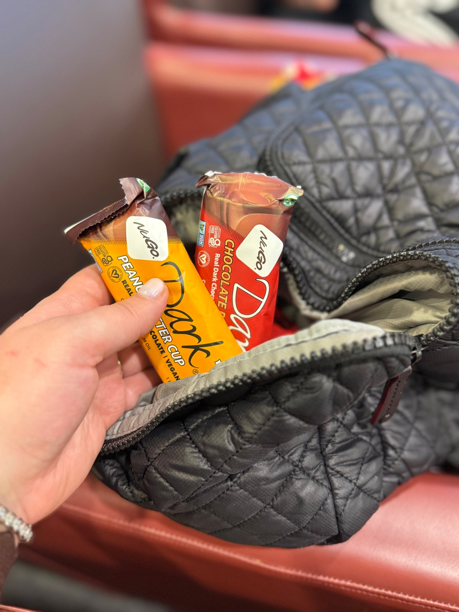 The perfect travel snack. When you’re out all day and need a quick boost and a fast meal substitute these come in super handy- they also last well so it’s the perfect bar to keep in your carry on! Nugo protein bar 

#LTKHome #LTKItBag #LTKTravel