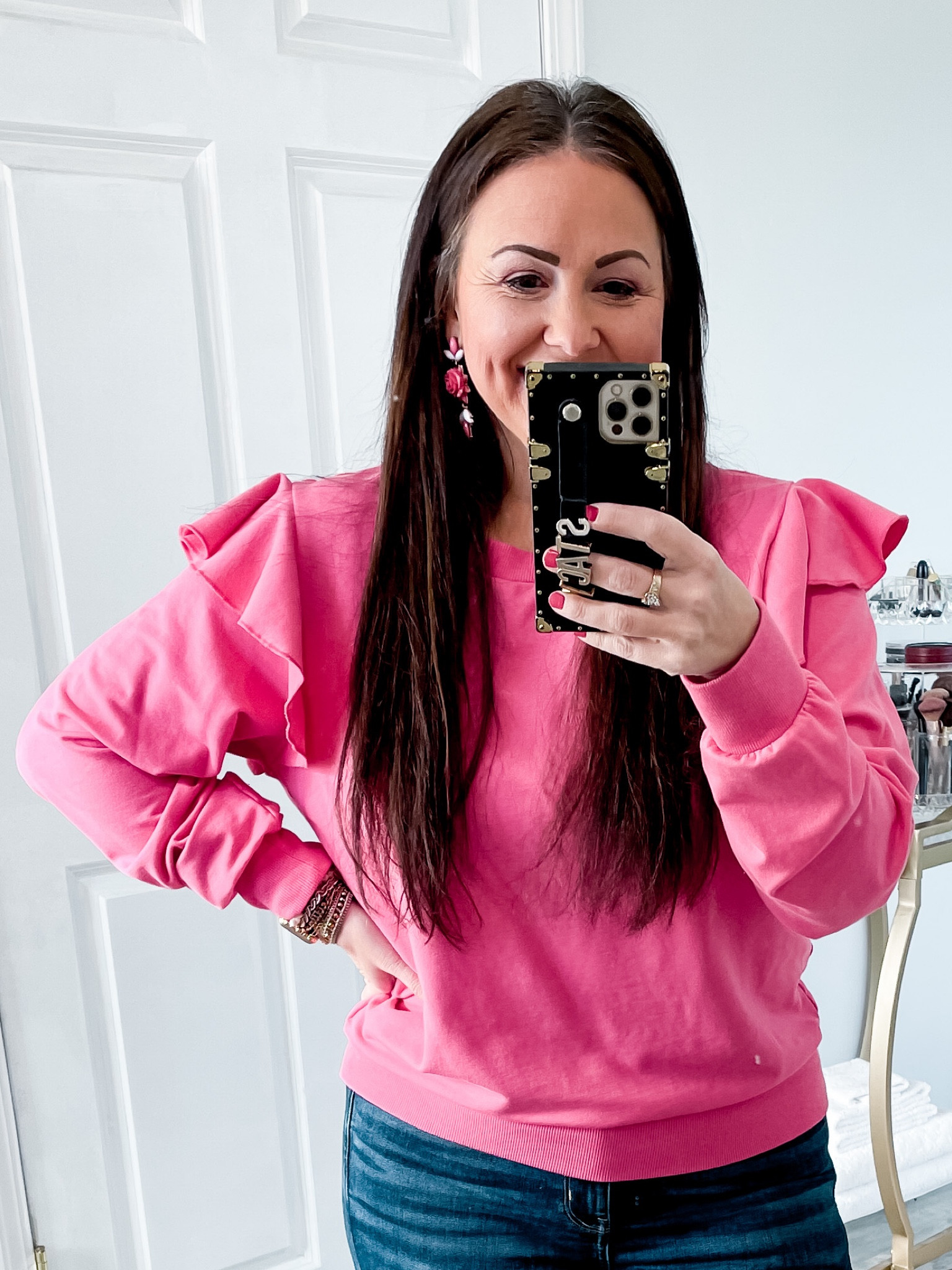 One of my favorite tops is on sale today for only $17!!!

It also comes in a really pretty green, baby blue, and I’ve linked it in black as well 💚💙🖤

#LTKFind #LTKsalealert