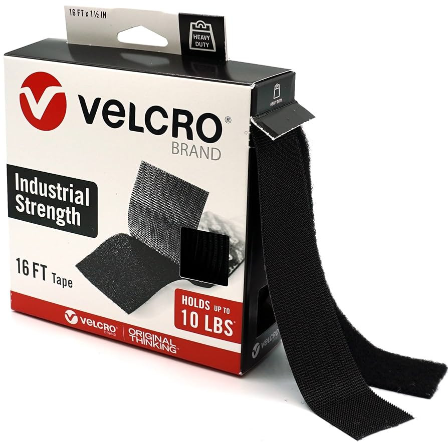 VELCRO Brand Heavy Duty Tape | 16 Foot Roll | Strong Sticky Back Adhesive Holds up to 10 lbs | In... | Amazon (US)