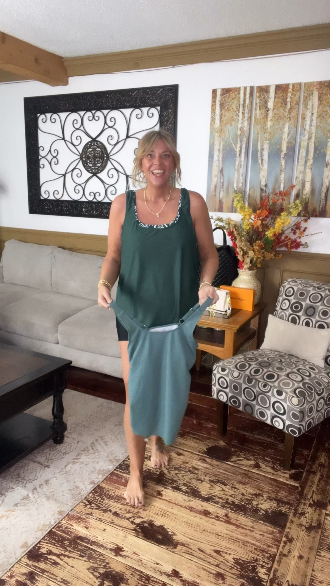 Swim top options and swim shorts- wearing my true size 12 in each. 

#LTKMidsize #LTKOver40 #LTKSeasonal