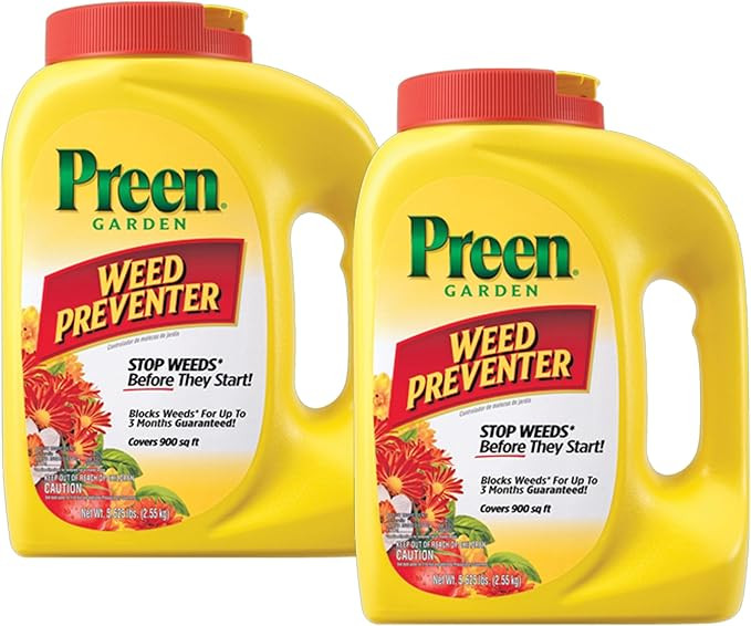 Preen Garden Weed Preventer 11.25 lb. (case Pack of 2-5.625 lb. Bottles) Covers 1,800 sq. ft. - P... | Amazon (US)