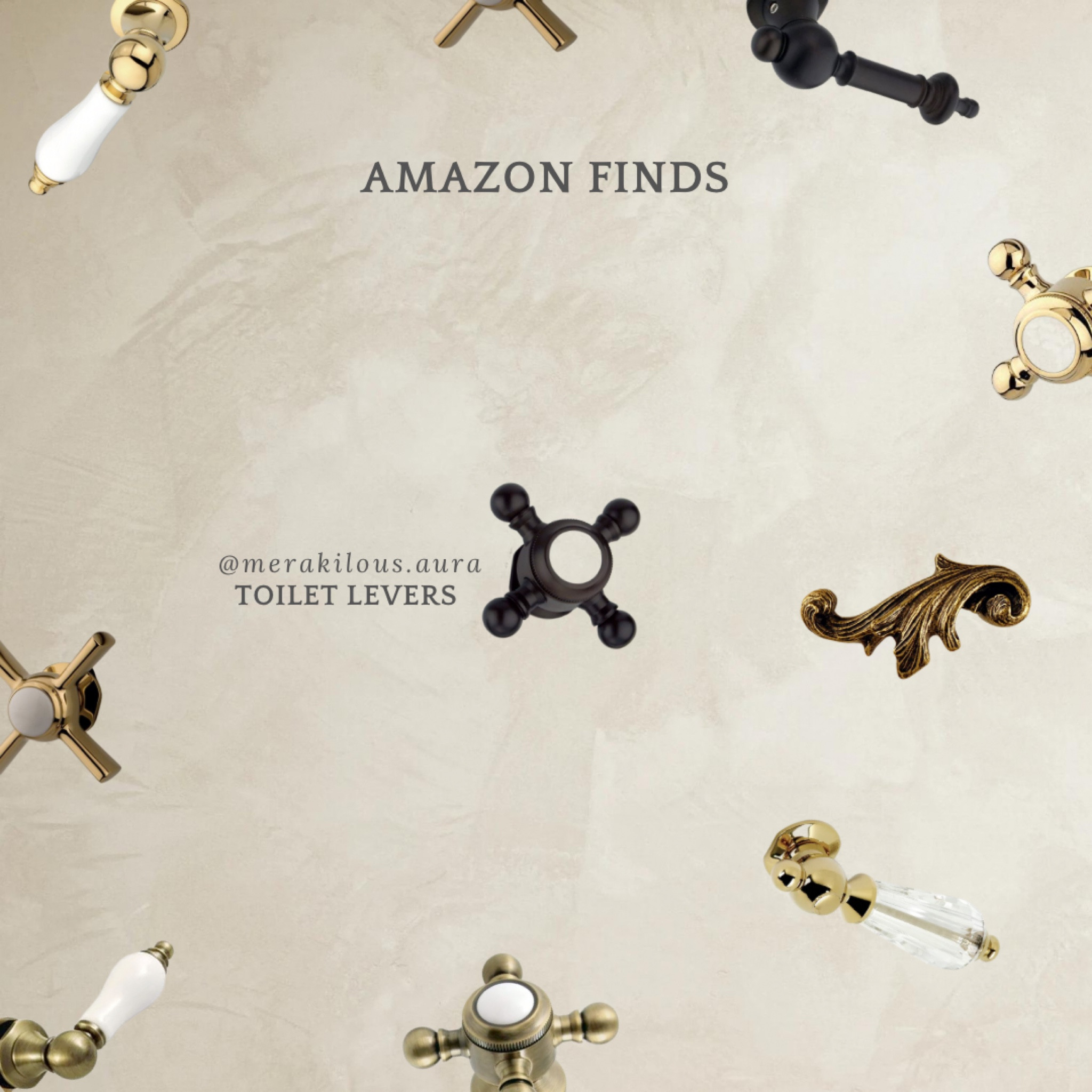 Flush in style…my favorites on Amazon! 
