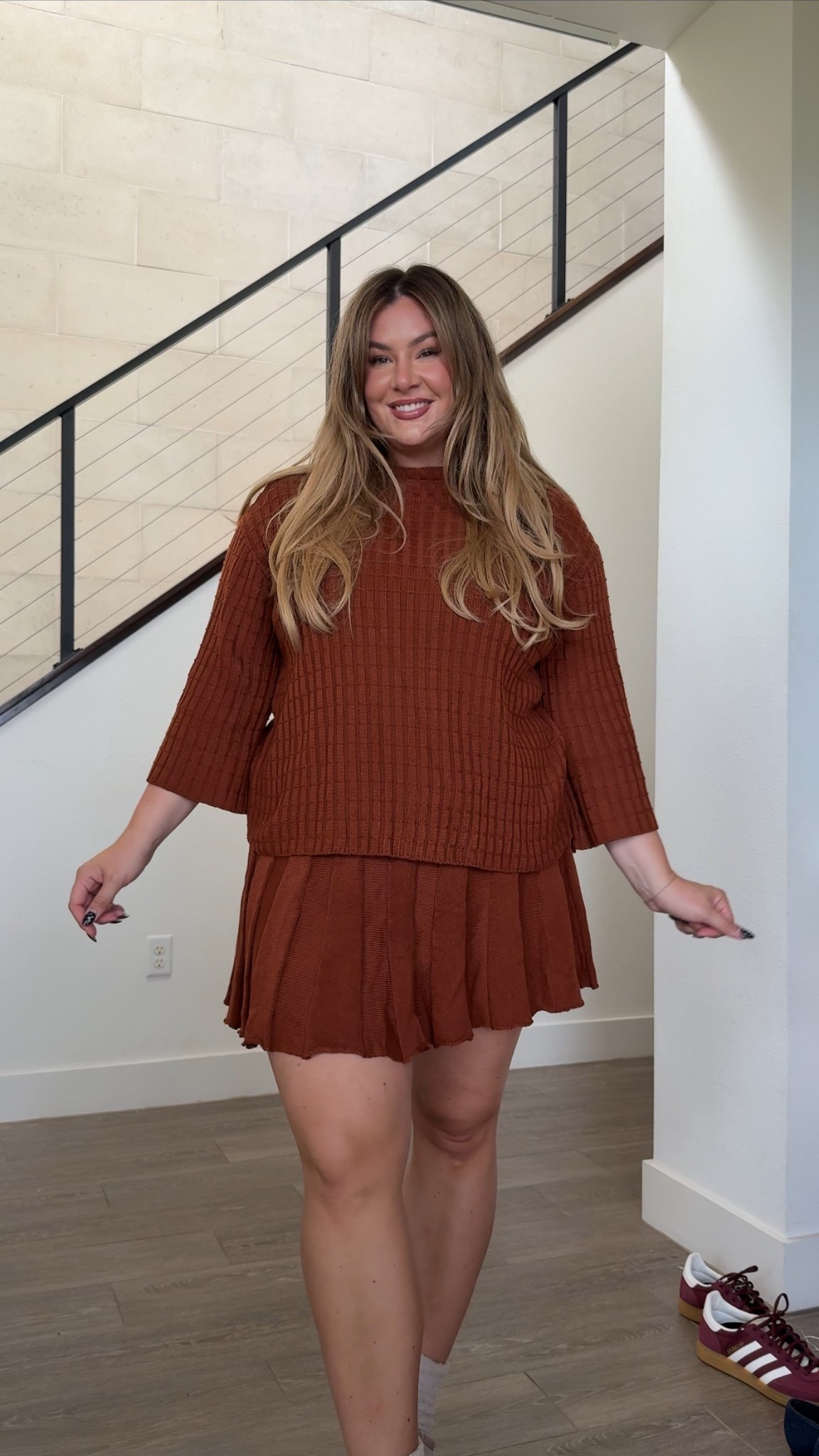 fall skirt & sweater set from amazon 🍂 wearing an xl!

#LTKMidsize #LTKStyleTip #LTKSeasonal