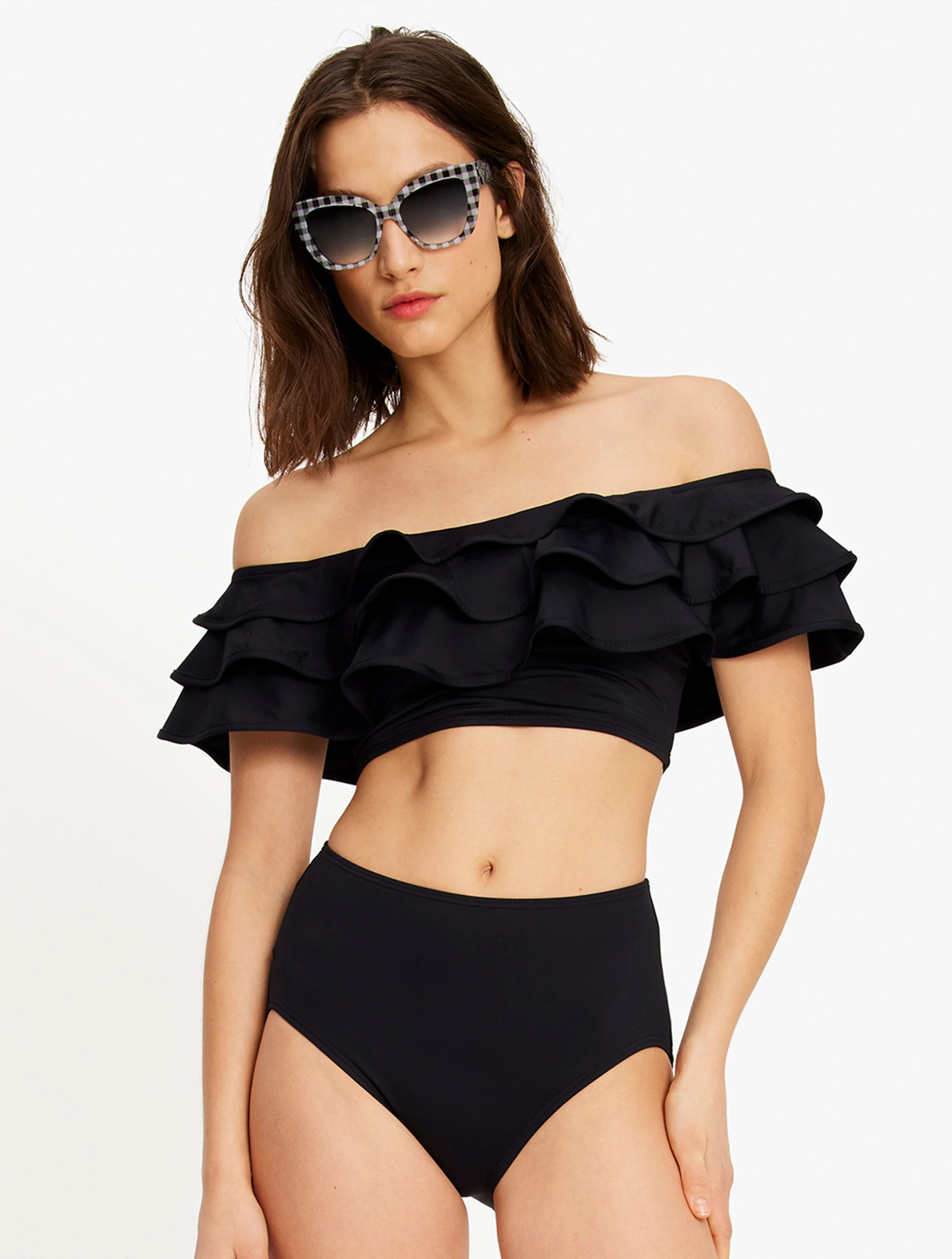 kate spade new york Ruffle Bikini Top - Solids | Beach2Ocean