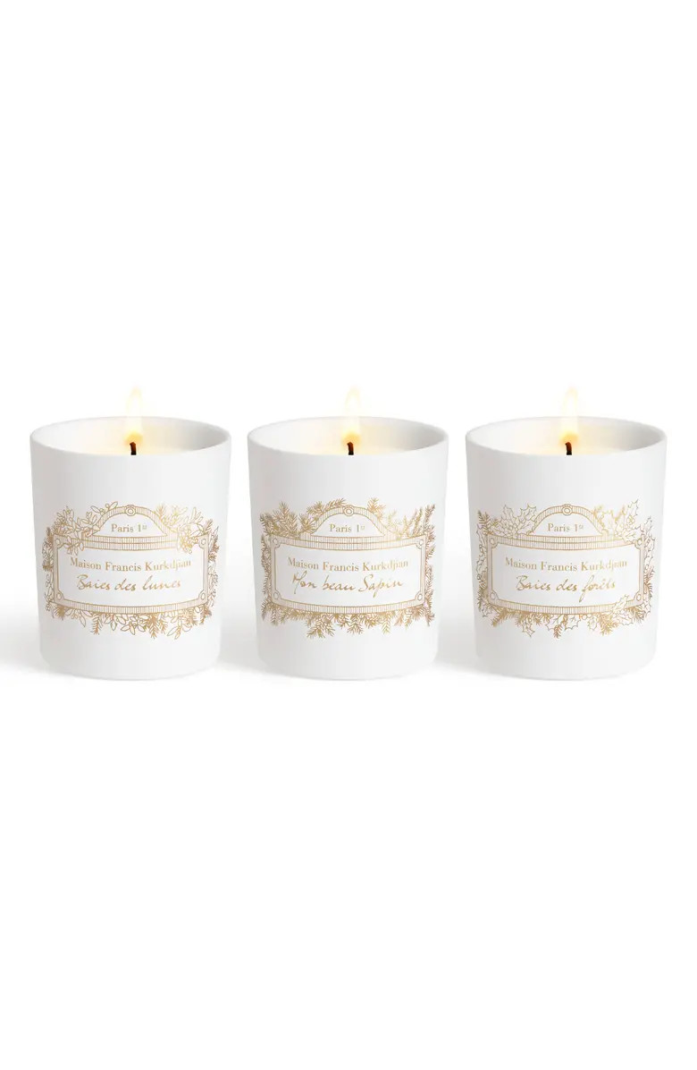Maison Francis Kurkdjian Trio of Scented Candles | Nordstrom | Nordstrom