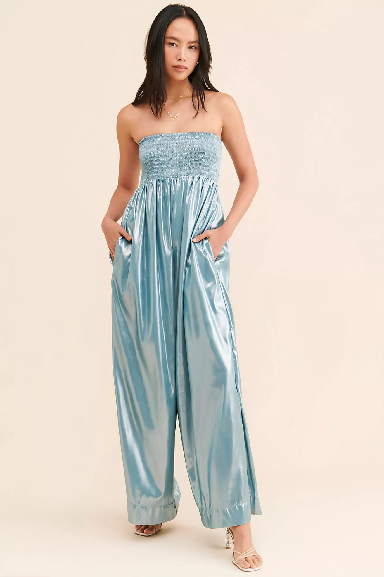 Julie Metallic Jumpsuit | Free People (Global - UK&FR Excluded)