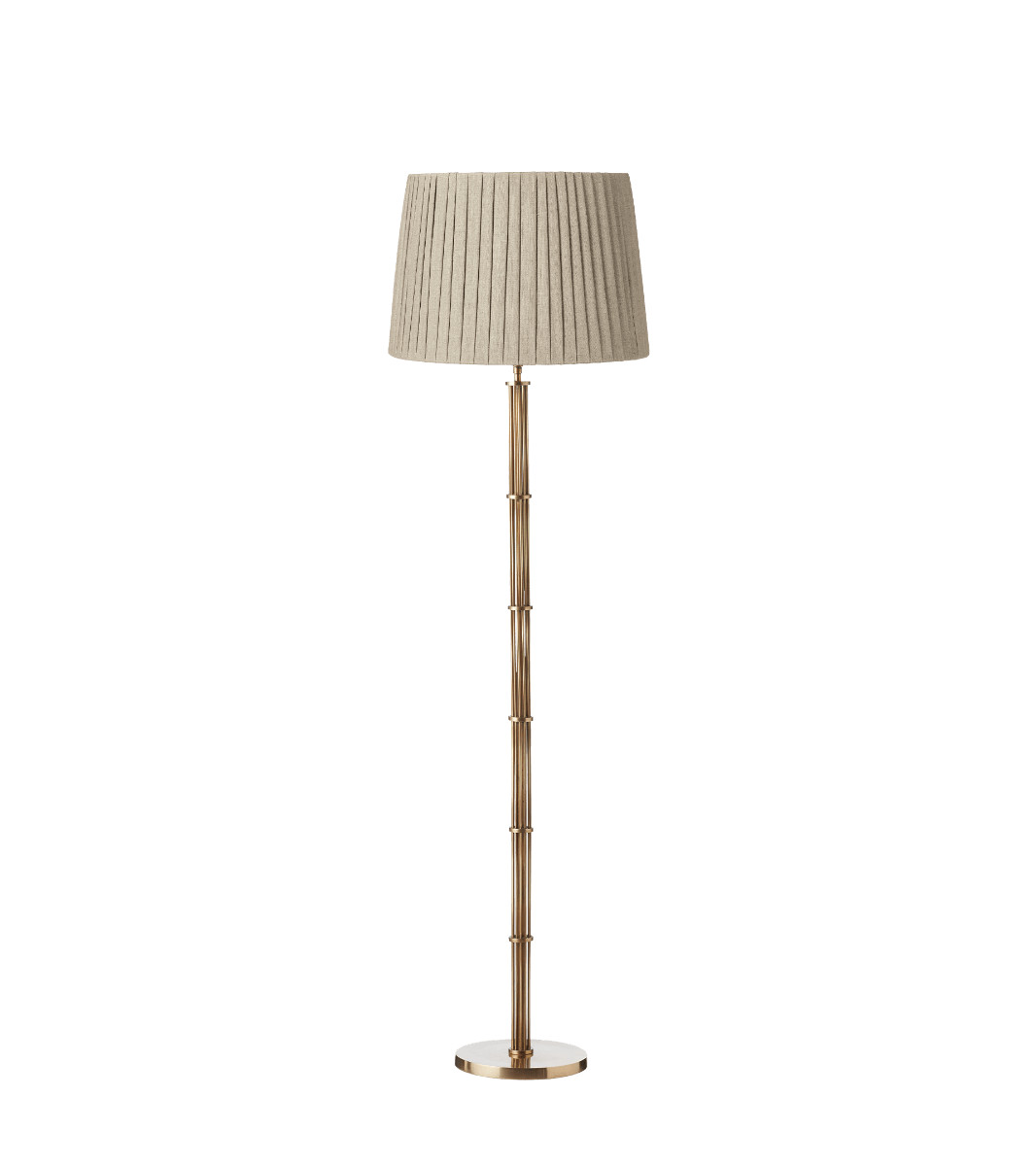Bramante Brass Floor Lamp - Gold | OKA US