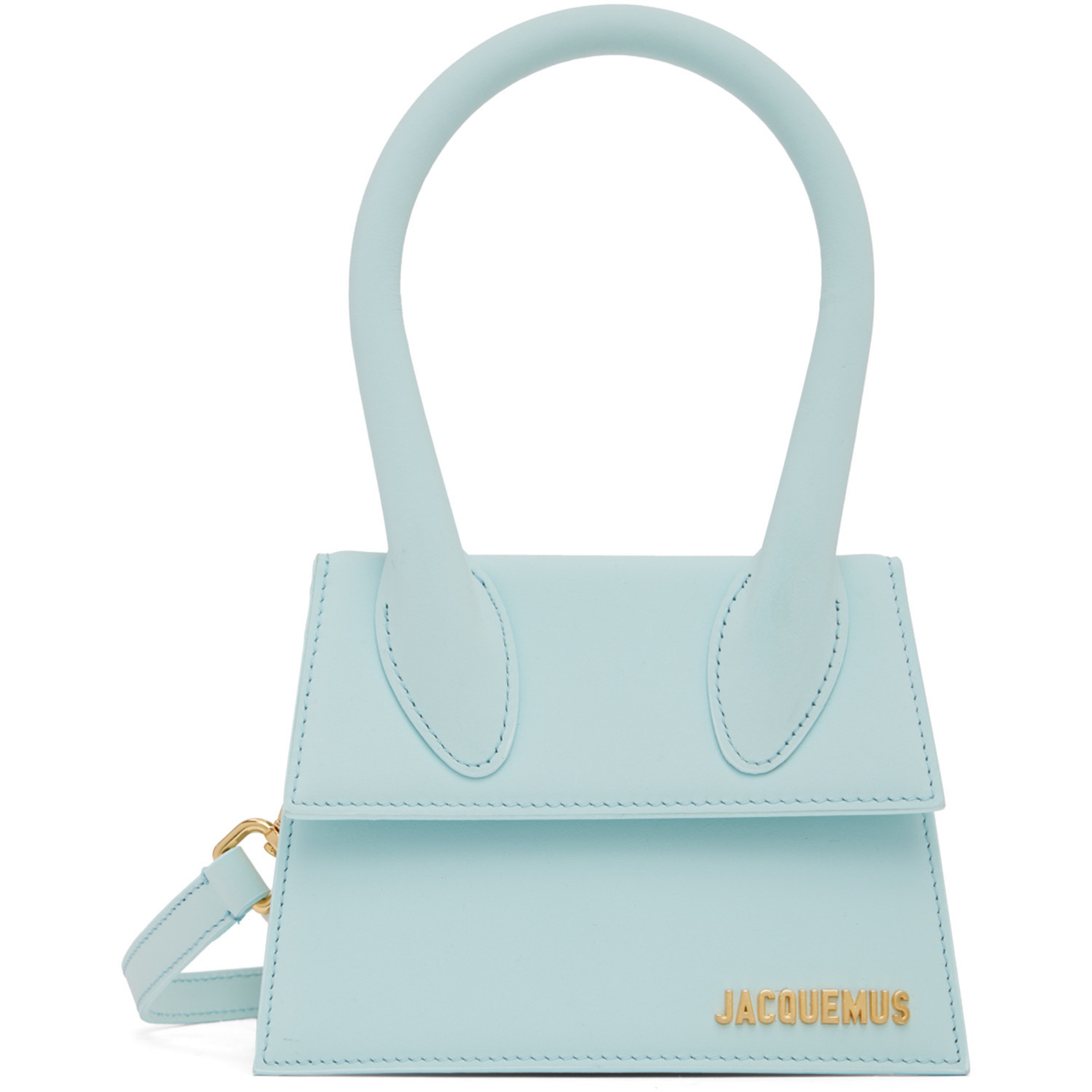 JACQUEMUS Blue 'Le Chiquito Moyen' Bag | SSENSE