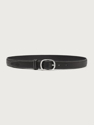 Deena Belt Leather | Women's Leather Belt | Varley UK, Black / L/XL | Varley UK