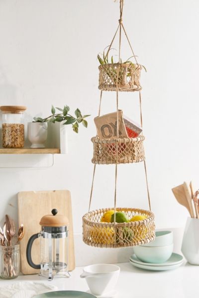 Three Tier Hanging Basket | Urban Outfitters (US and RoW)