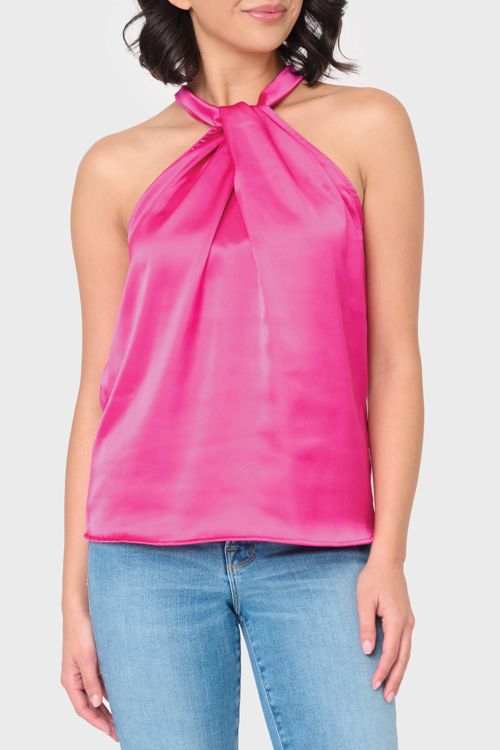 Twist Neck Halter Top | Gibson