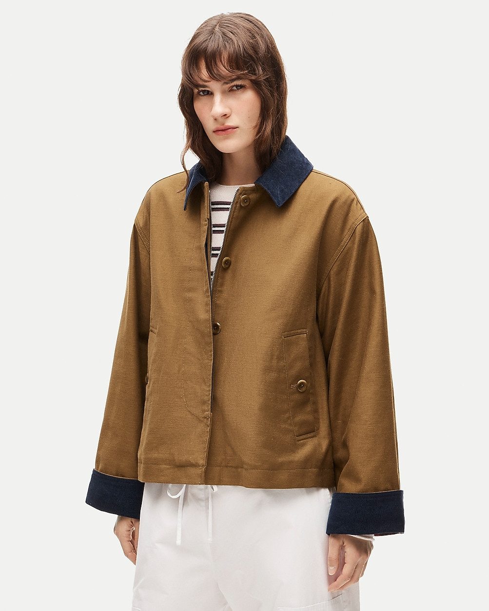 Women's 2026 Barn Jacket™ in cotton sateen | J. Crew US