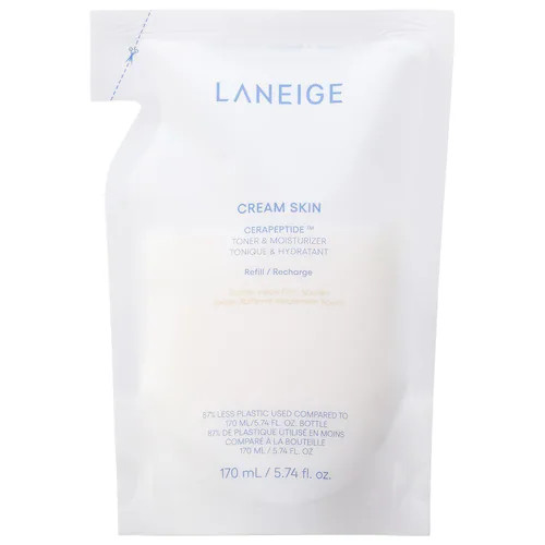 Cream Skin Refillable Toner & Moisturizer with Ceramides and Peptides | Sephora (US)
